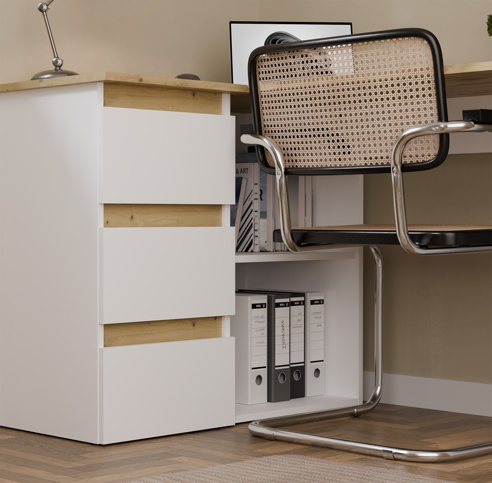 Biurko NICEA LEWE ARTISAN BIEL - obrazek 4