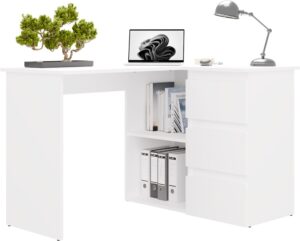 Biurko NICEA PRAWE BIAŁY
