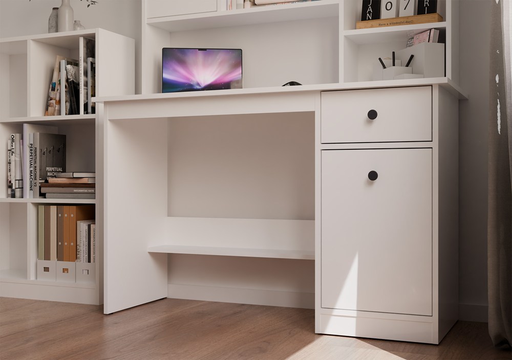 Biurko CHESTER 120 BIAŁY - obrazek 2