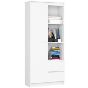 REGAŁ R11 R80 1D 2SZ CLP PK BIAŁY