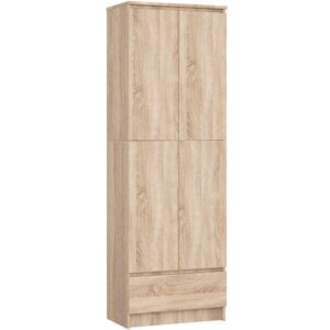 REGAŁ ZAMKNIETY R60 2D 1SZ CLP PK DĄB SONOMA