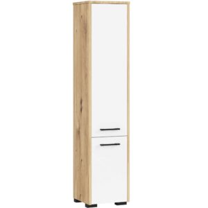 REGAŁ ŁAZIENKA FIN SŁUPEK 30 2D 140cm ARTISAN / BIAŁY