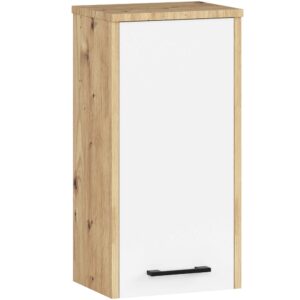SZAFKA WISZĄCA ŁAZIENKA FIN W30 1D DĄB ARTISAN / BIAŁA