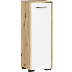 SZAFKA STOJĄCA ŁAZIENKA FIN S30 1D DĄB ARTISAN / BIAŁA