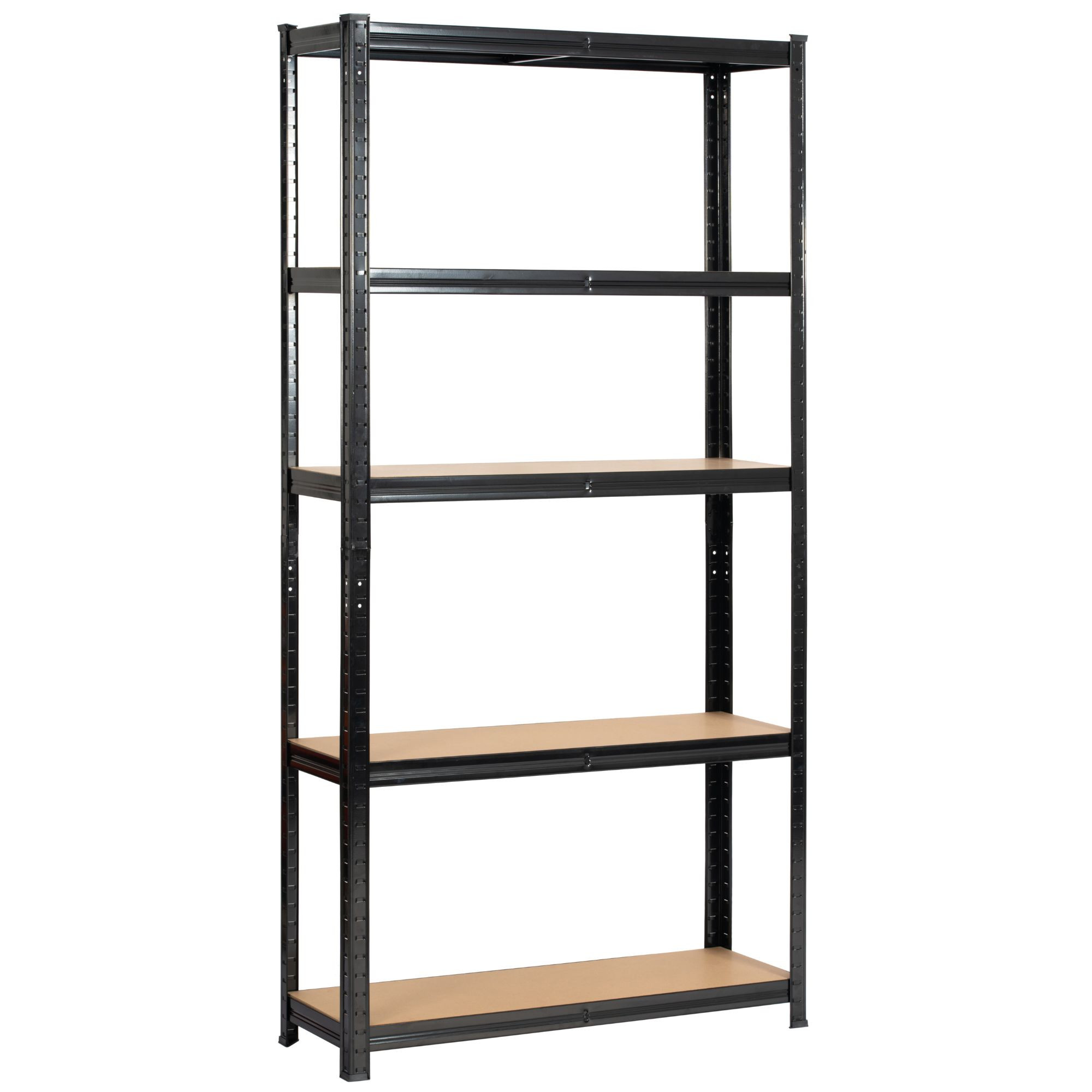 2x Regał metalowy garażowy 90x30x180 czarny - obrazek 2