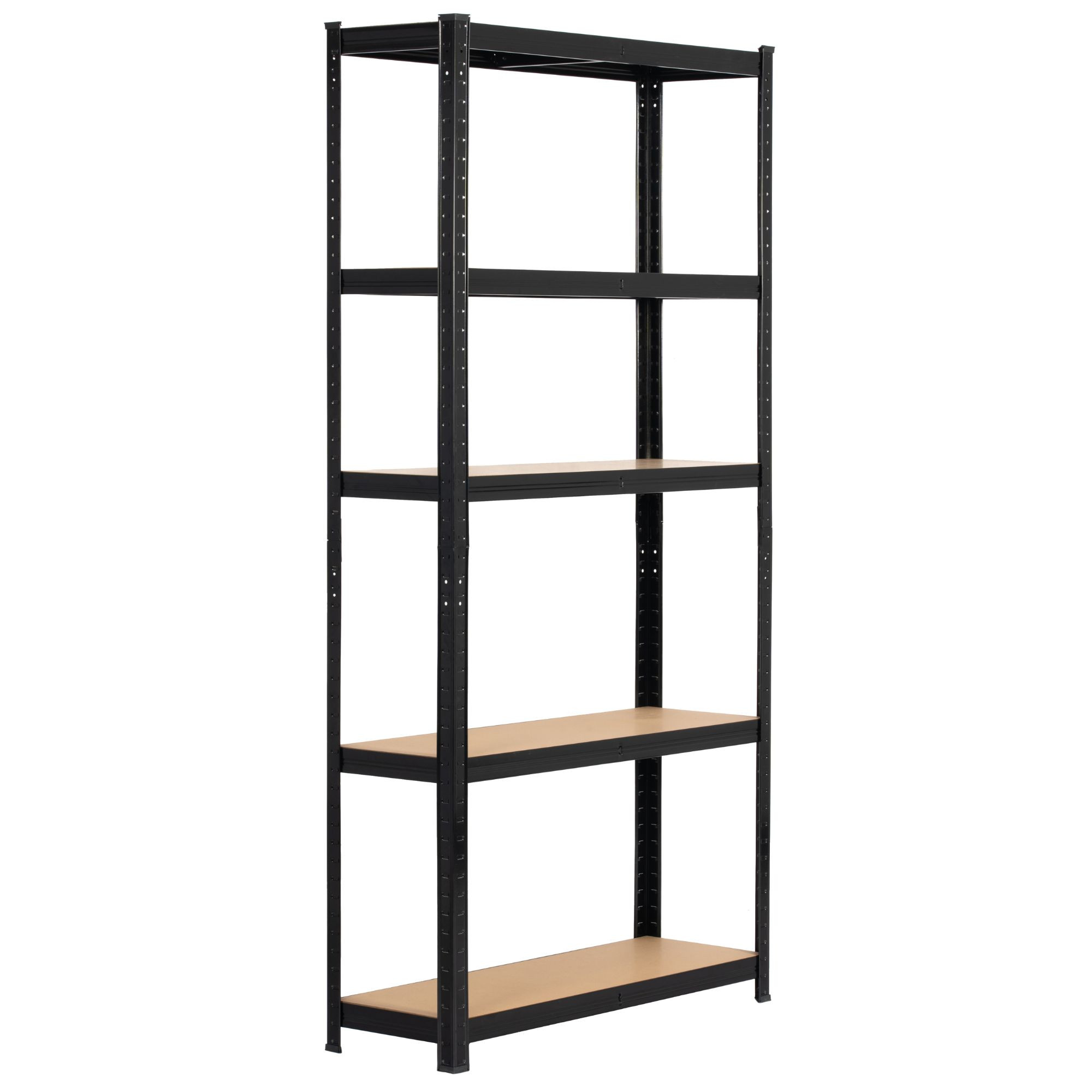2x Regał metalowy garażowy 90x30x180 czarny - obrazek 4