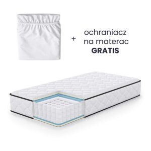 MATERAC Z POKROWCEM 100x200 H24