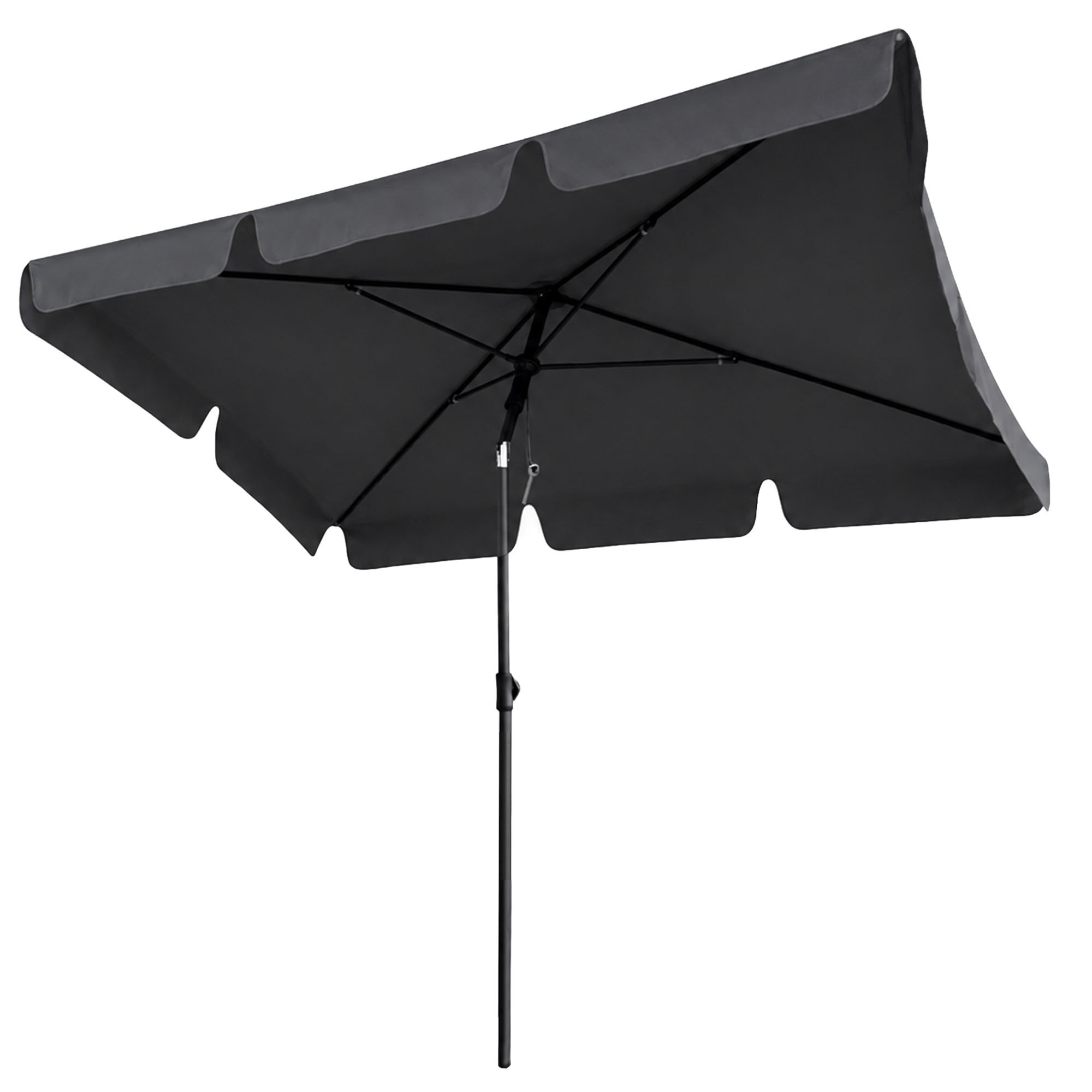 PARASOL OGRODOWY FLOKS CIEMNOSZARY
