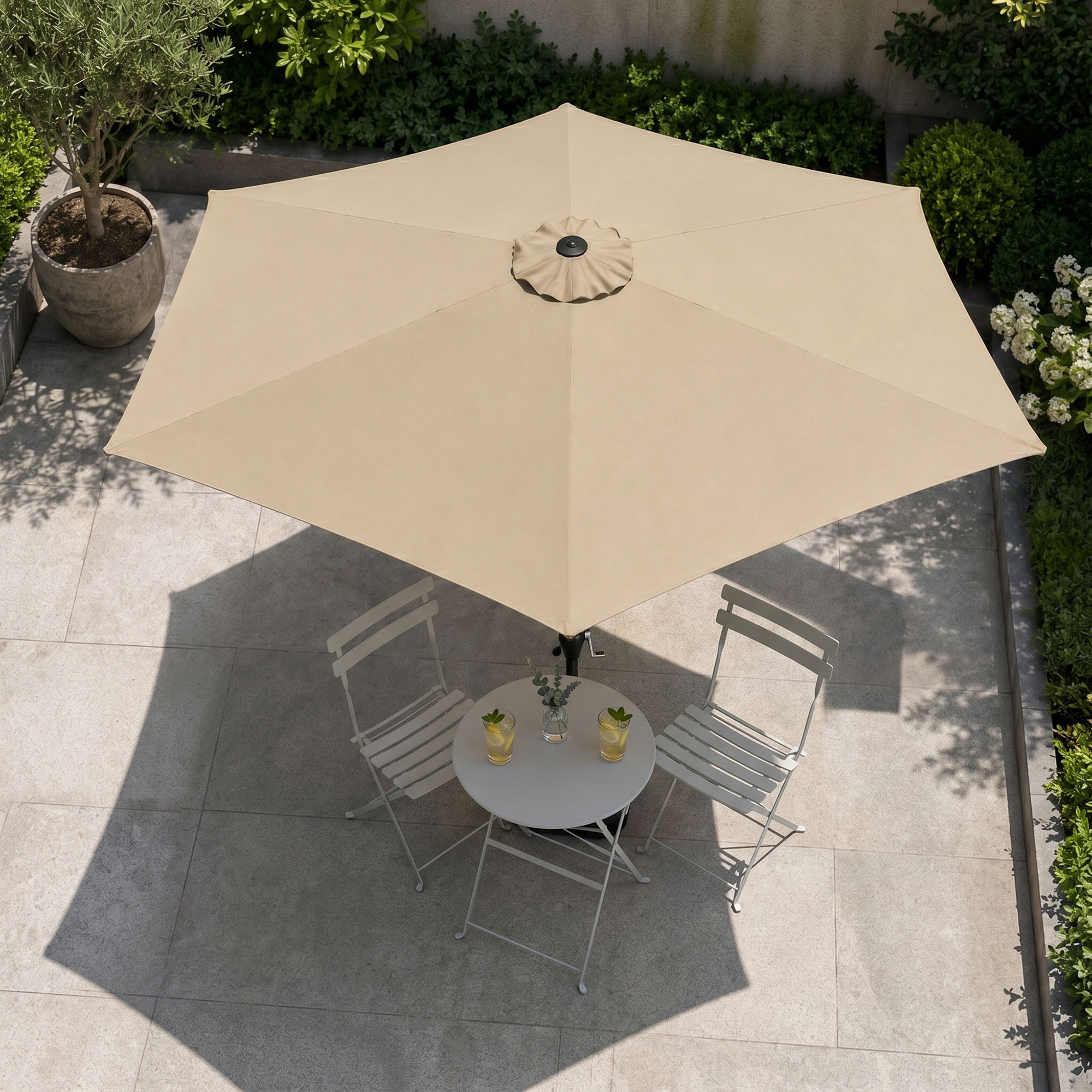PARASOL OGRODOWY ORIENT BEŻOWY - obrazek 3