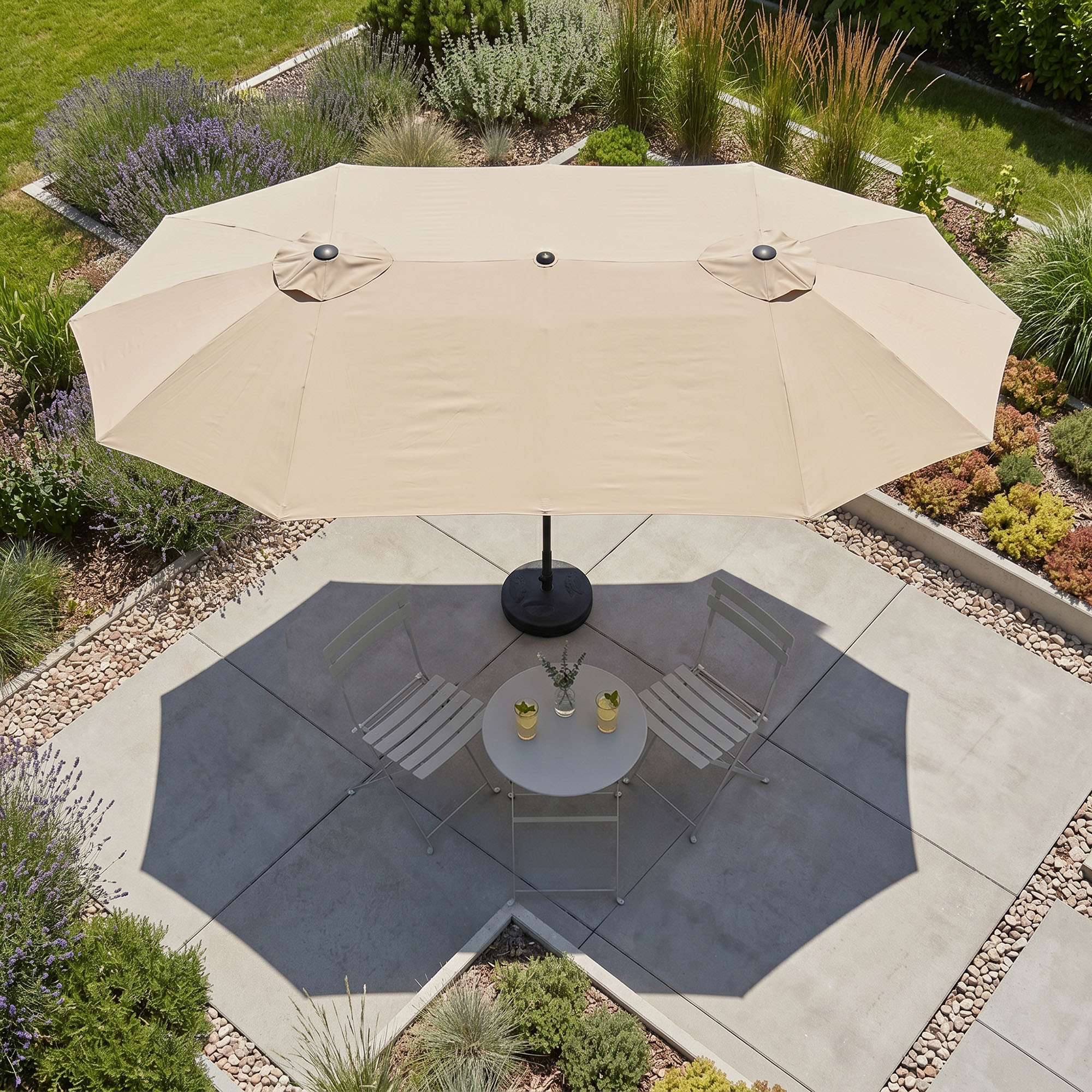 PARASOL OGRODOWY TILIA BEŻOWY - obrazek 3