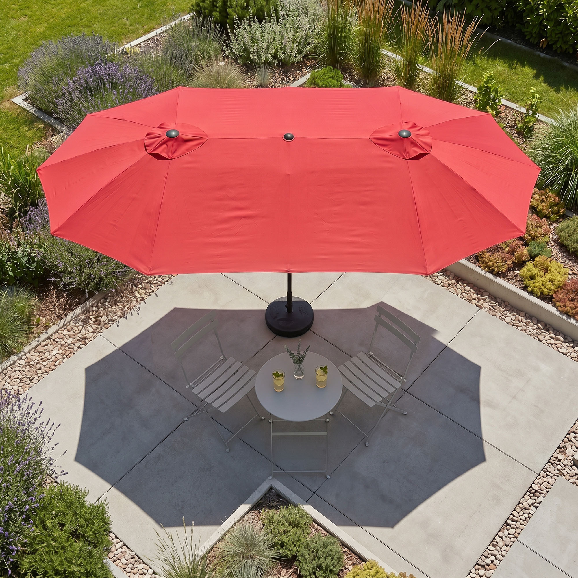 PARASOL OGRODOWY TILIA CZERWONY - obrazek 3