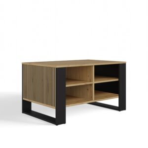 Ława Modern 4P SLIM DĄB ARTISAN CZARNY