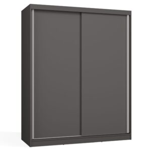 SZAFA PRZESUWNA IGA 160 B ANTRACYT – Funkcjonalność i Nowoczesny Design
